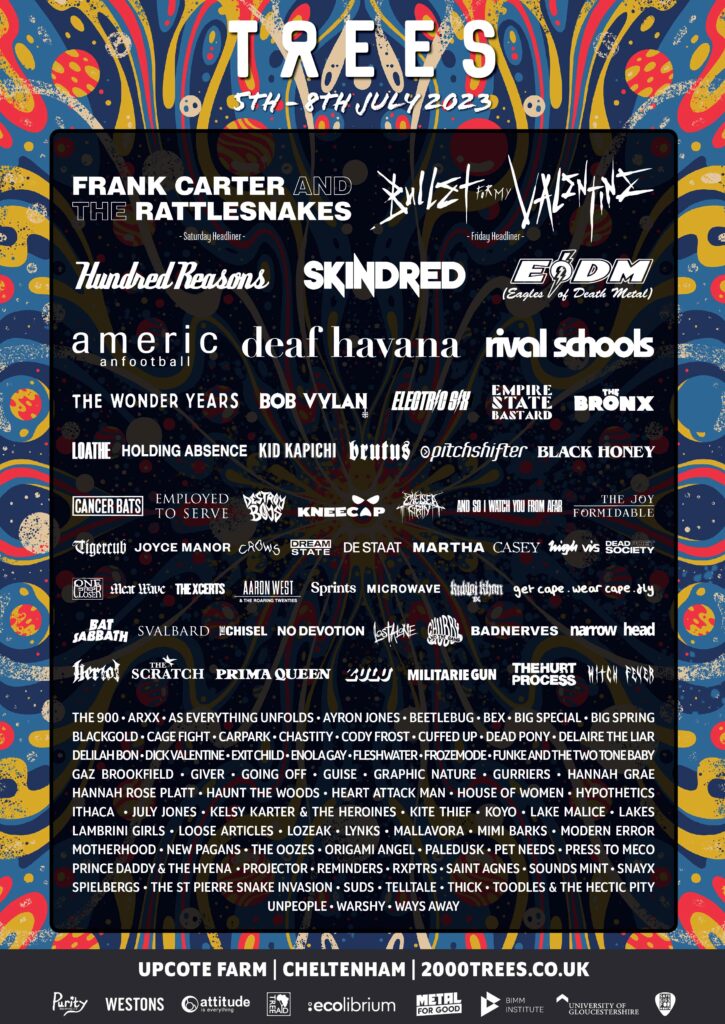 2000trees latest line up poster 2023 2000trees latest line-up poster 2023