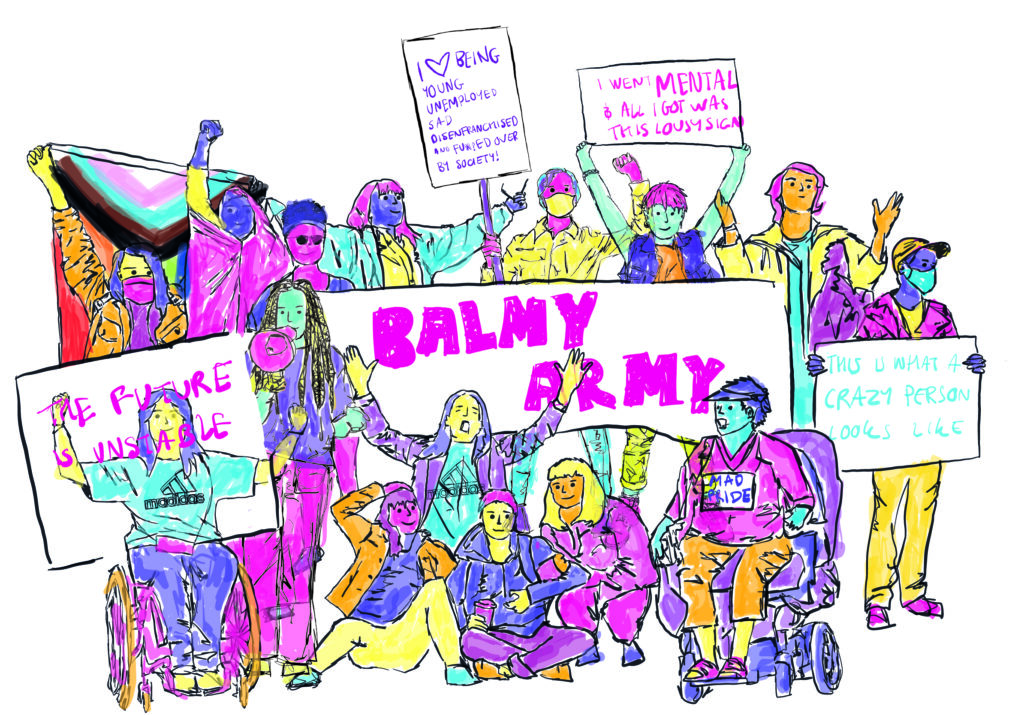 Balmy Army Master No fucks Credit Illustration Charlie Clark Balmy Army