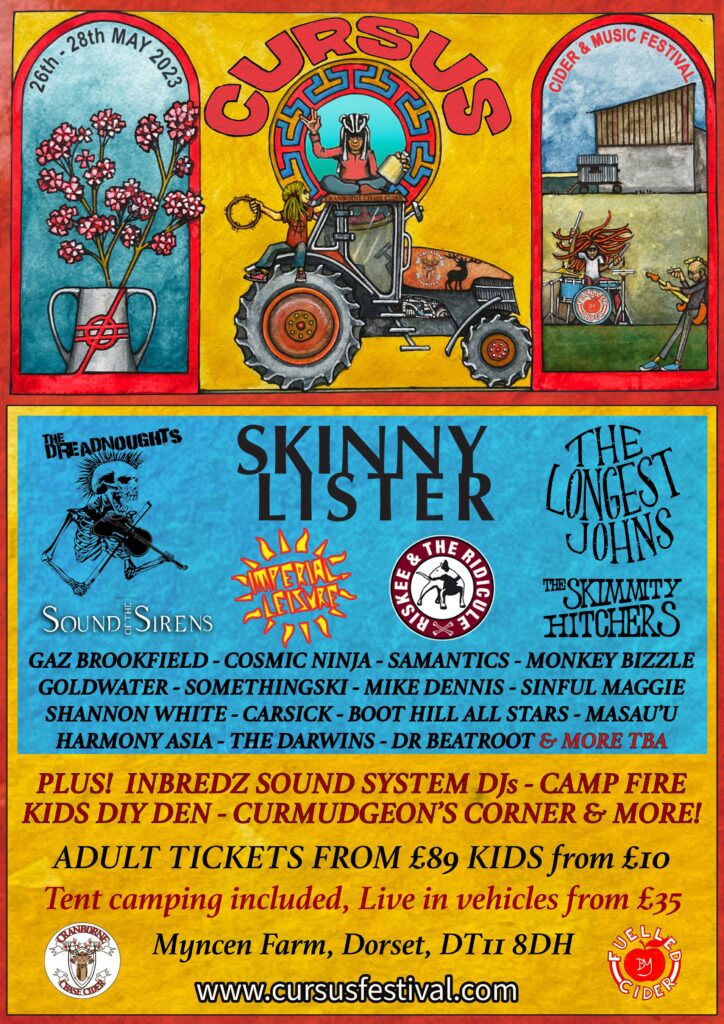 Cursus Festival 2023 line up poster Cursus Festival 2023 line-up poster