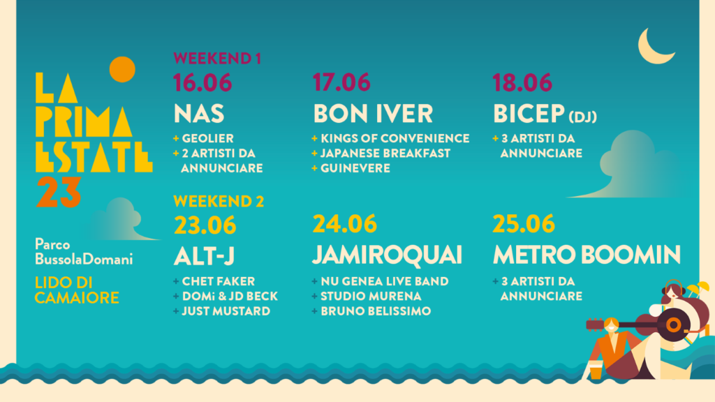 La Prima line-up poster 2023