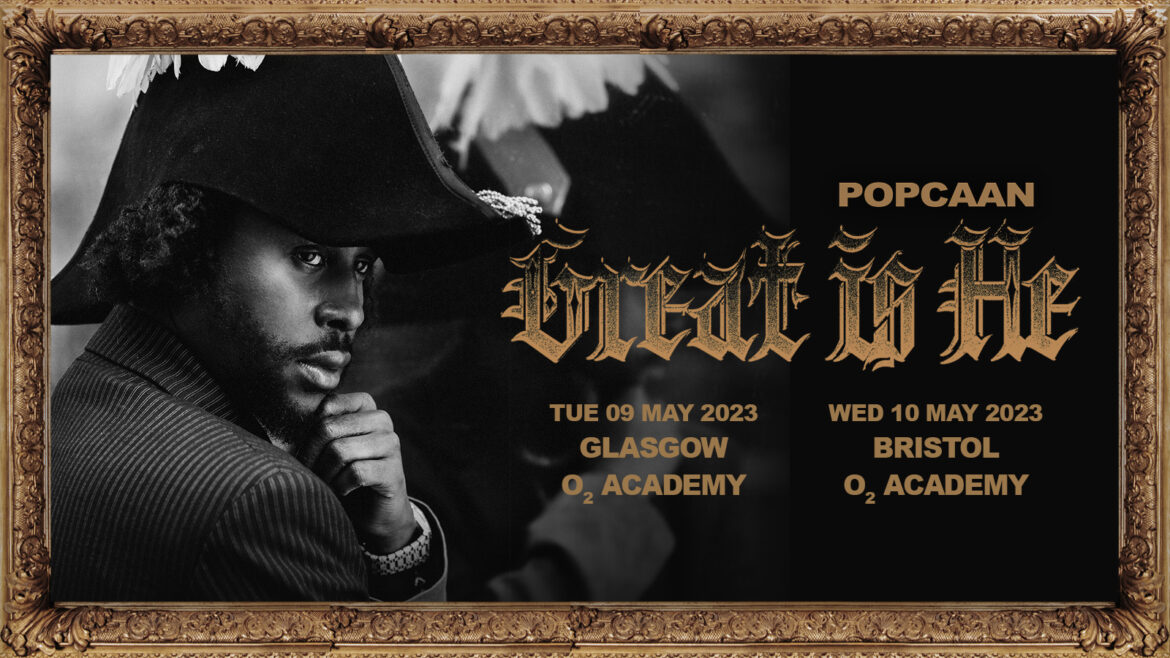 Popcaan UK tour dates banner