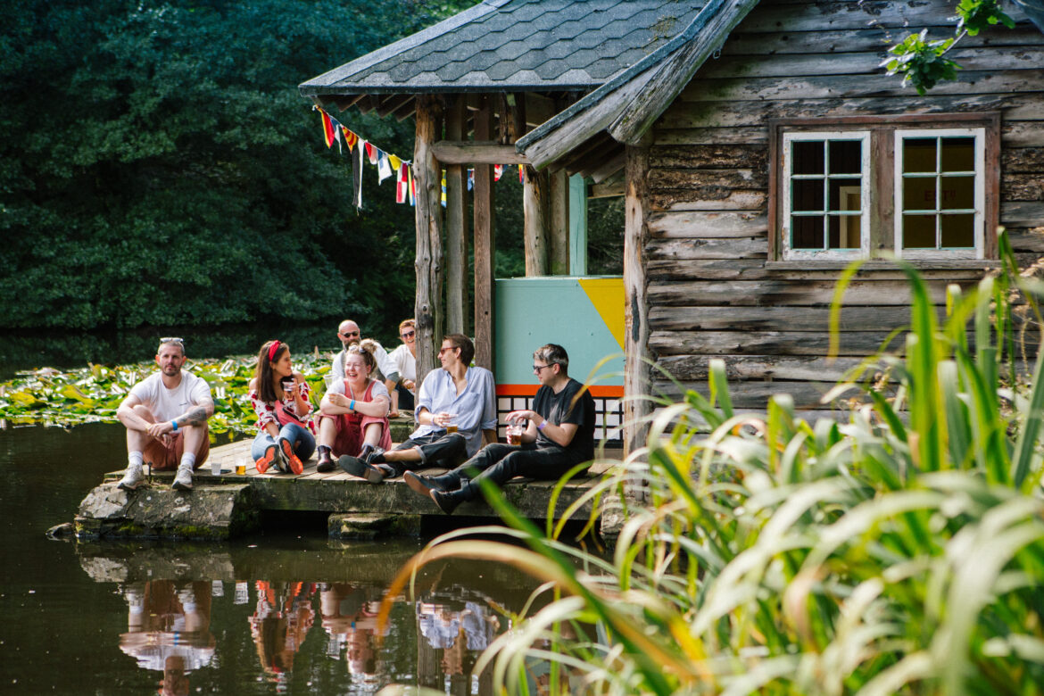 Summer Camp Hawarden lake boathouse