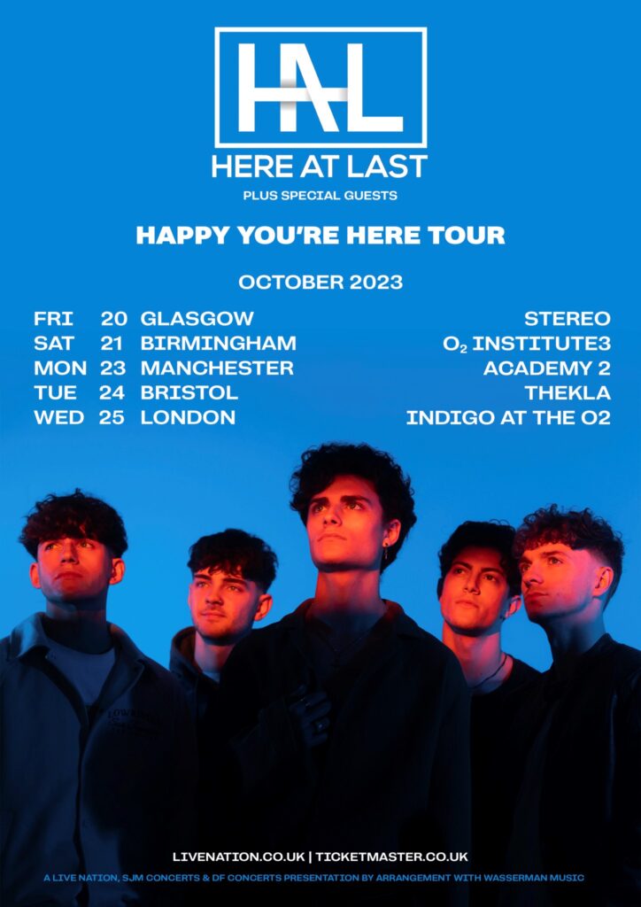 Here at Last UK tour poster Here at Last UK tour poster