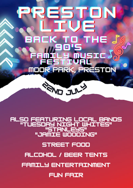 Preston Live poster one Preston Live poster one