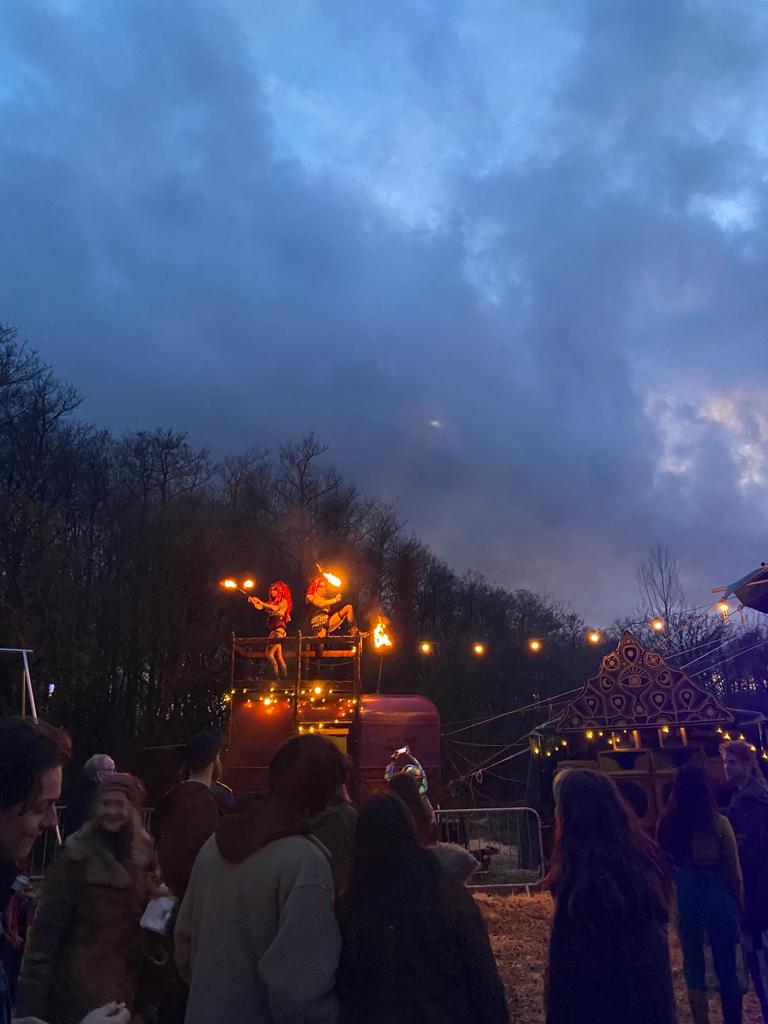 Raise Hell Amazing fire performers including the duo Raise Hell added another element to the festivals already lively lineup