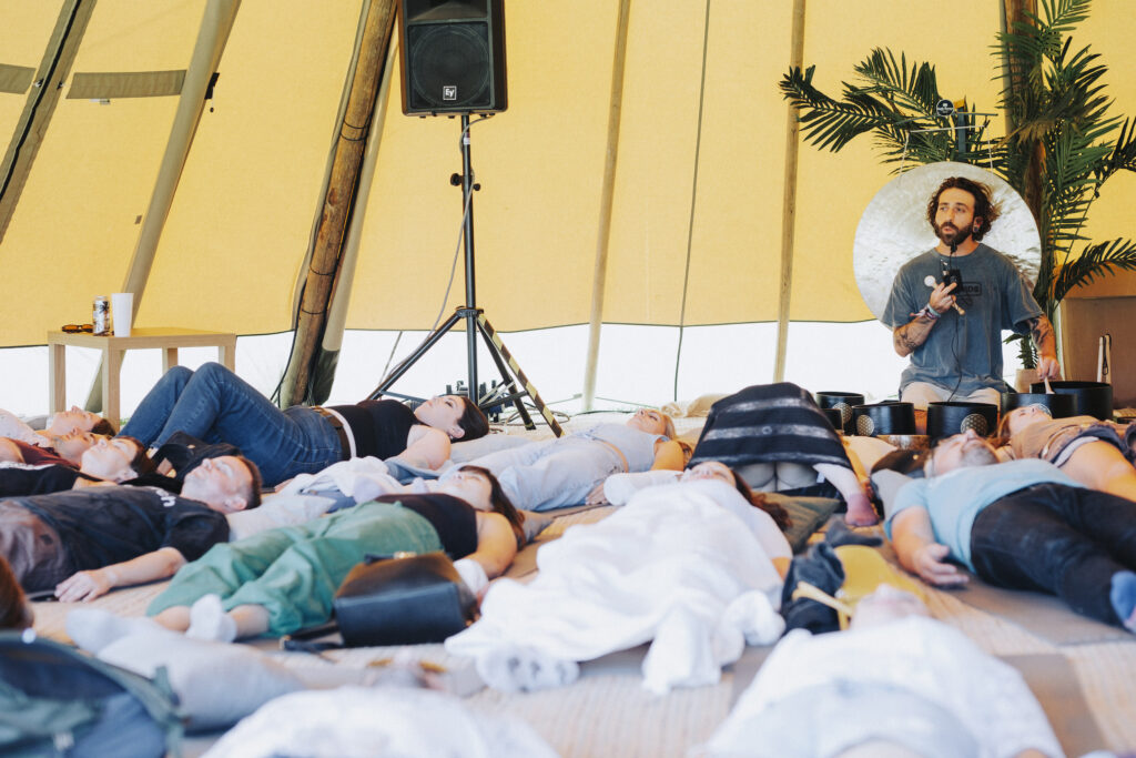 RestBeThankful soundhealing1876 Connect Festival Sound Healing