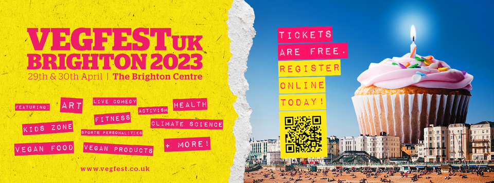 Vegfest banner 2 VegFestUK Brighton is this weekend