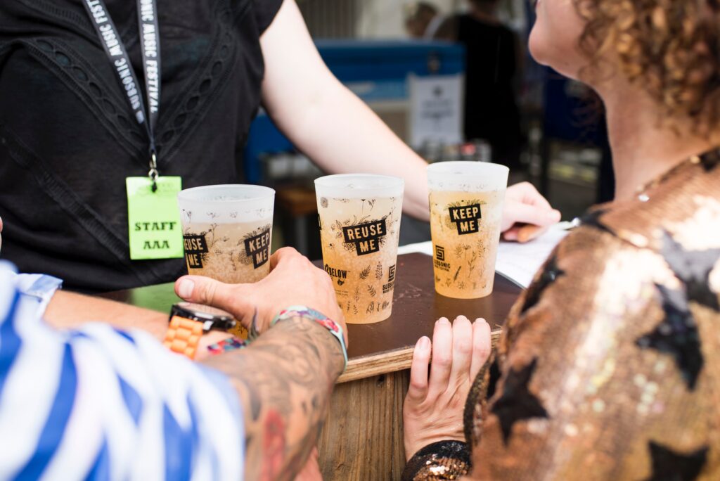 reusable cups festival