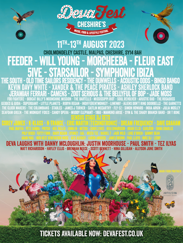 Deva Fest 2023 latest line up poster Deva Fest 2023 latest line-up poster