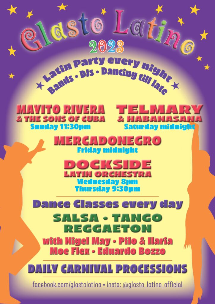 Glastonbury 2023 Glasto Latino line-up poster