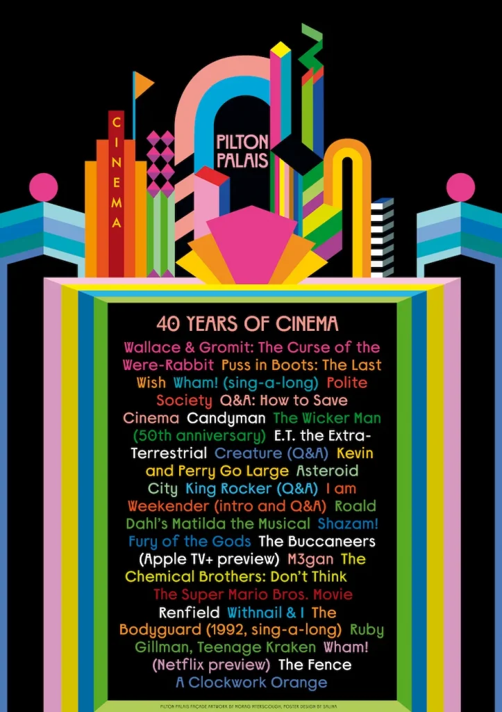 Glastonbury 2023 Pilton Palais line-up poster