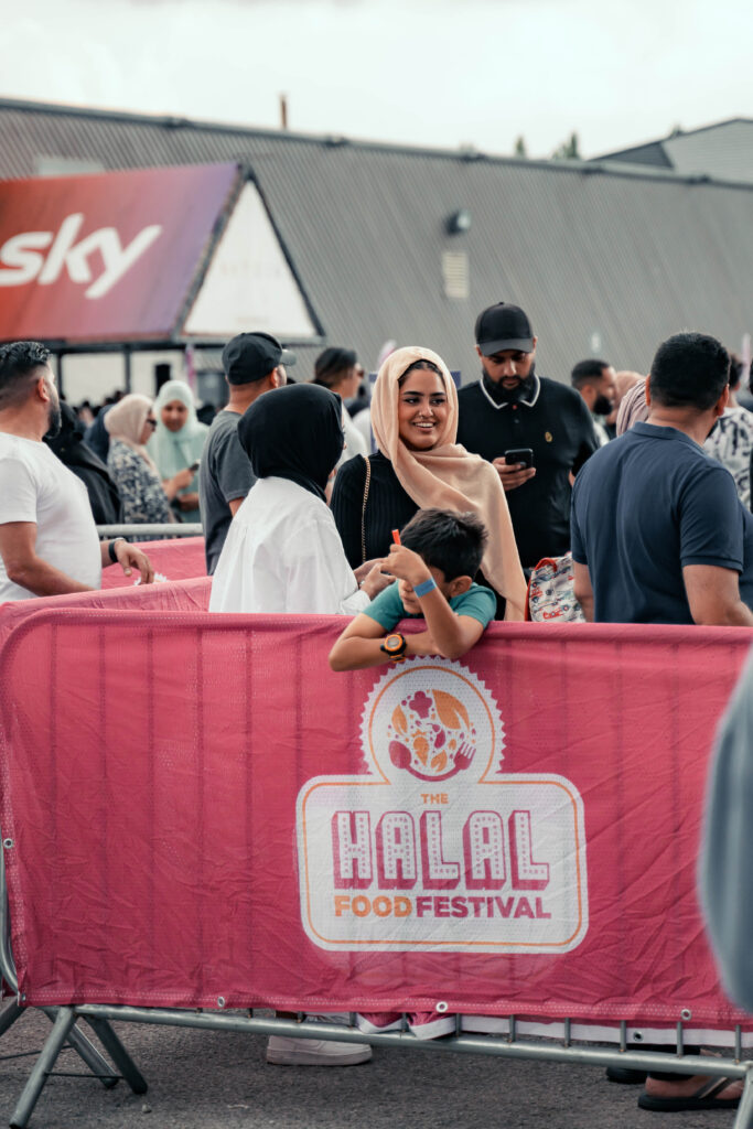 The Halal Food Festival queue