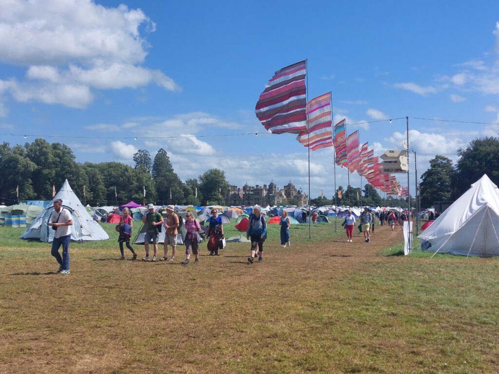 20230729 131141 It is a fairly long way from the outer campsites to the festival arena