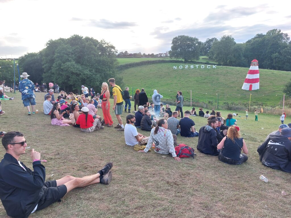 Nozstock Grassy Hill Hosting absolutely no music at all, the Grassy Hill was a popular spot for folks to think, talk and smoke