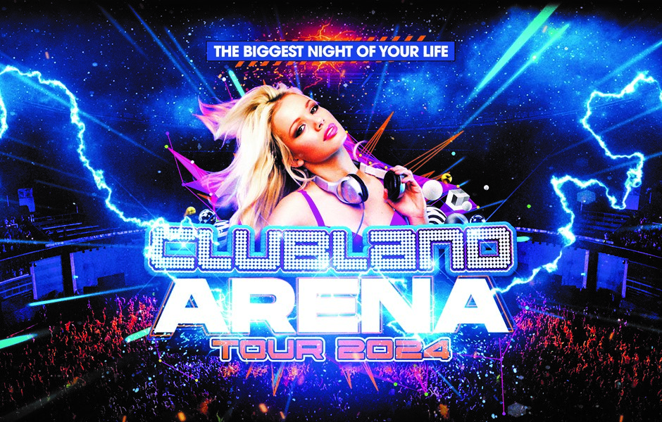 Clubland arena tour 2024 poster