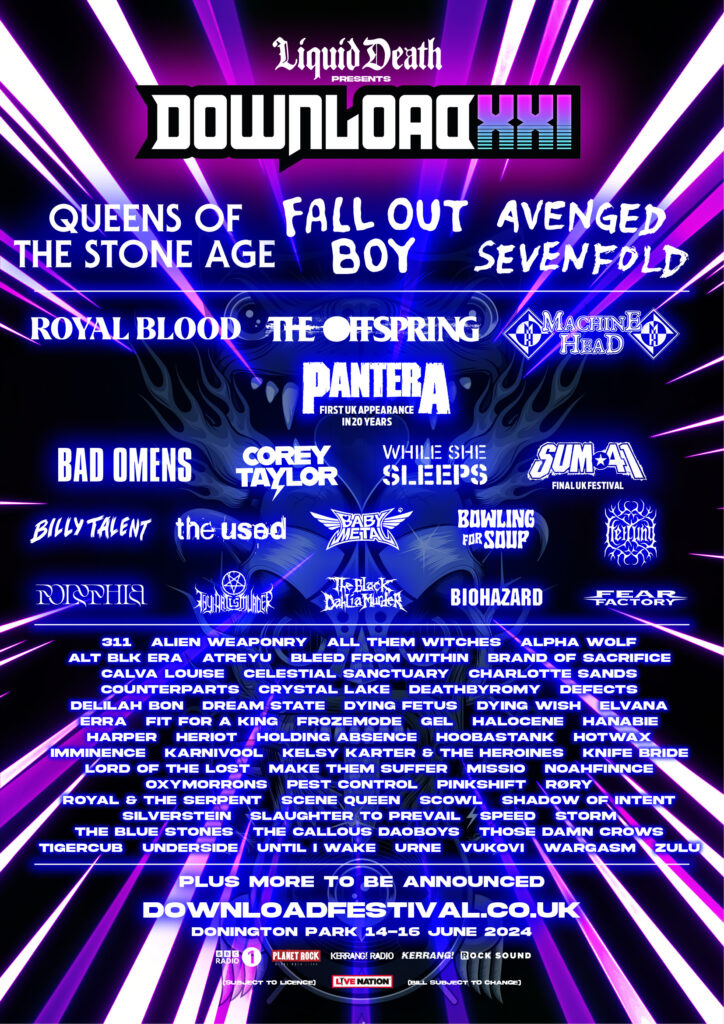 Download Festival 2024 first line-up poster