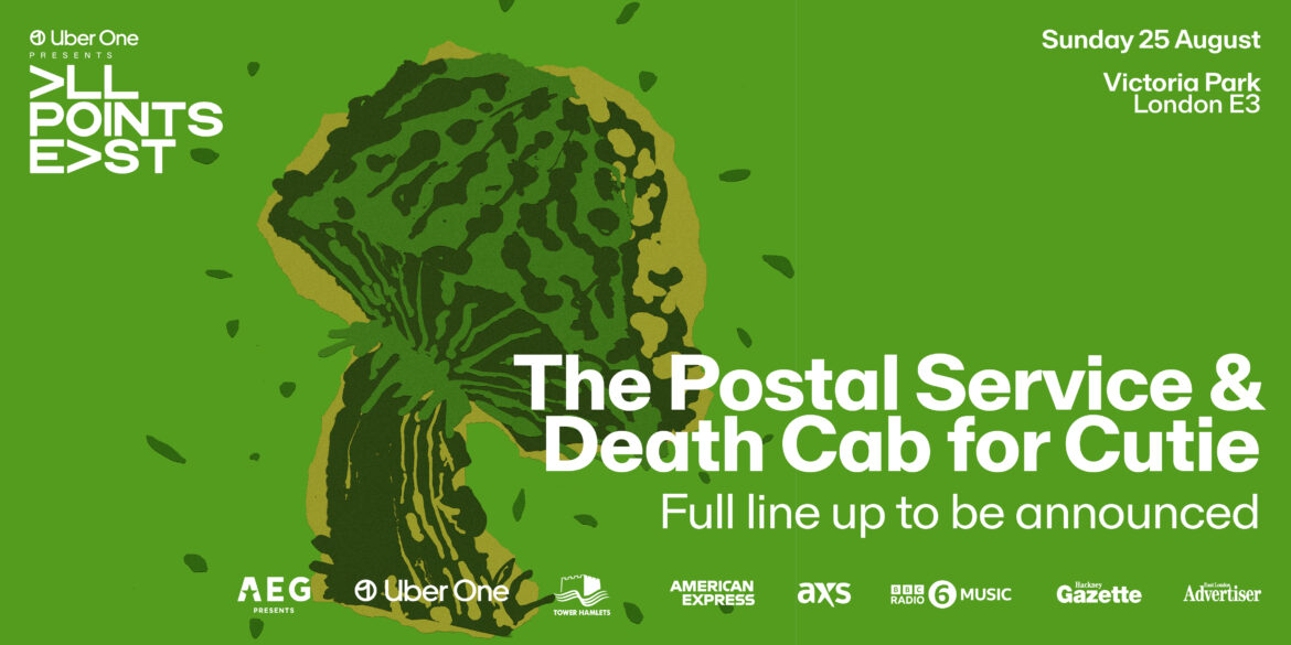 All Points East The Postal Service Death Cab For Cutie Poster