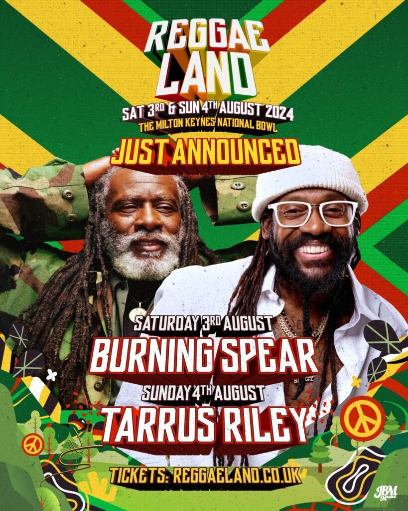 Reggae Land 2024 first headliners poster Reggae Land 2024 first headliners poster