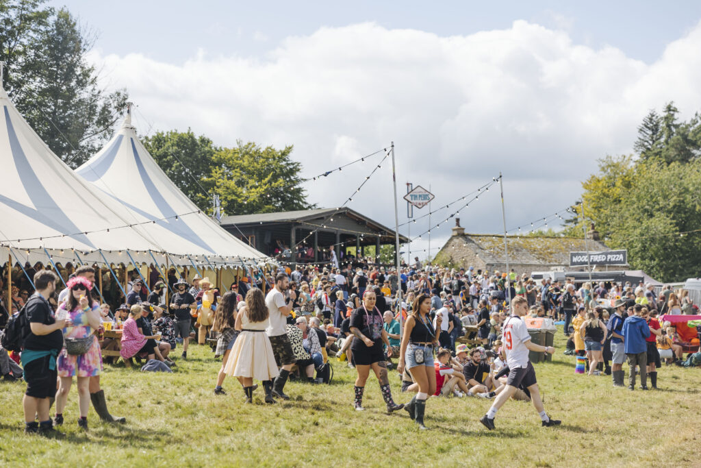 Kendal Calling daytime crowd arena