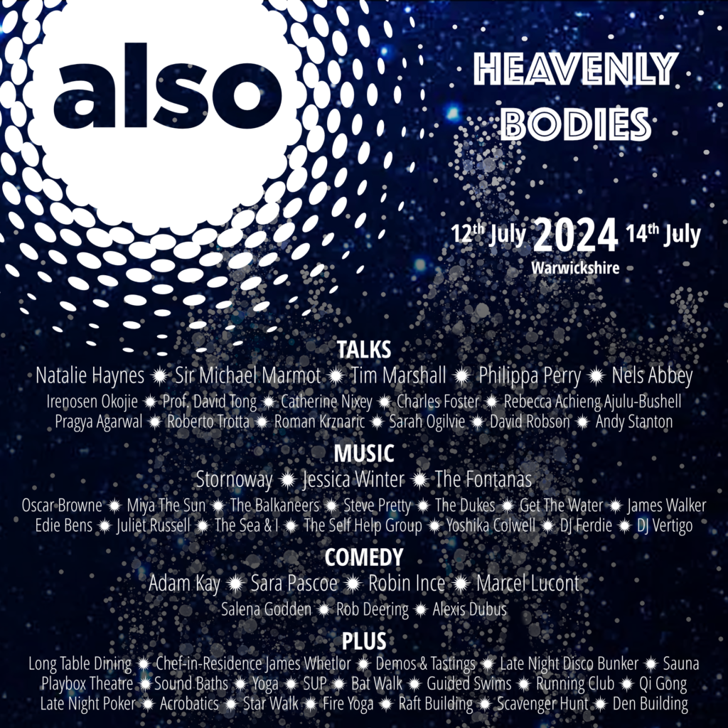 ALSO Line Up 1 Square 1.4 Also 2024 line-up poster
