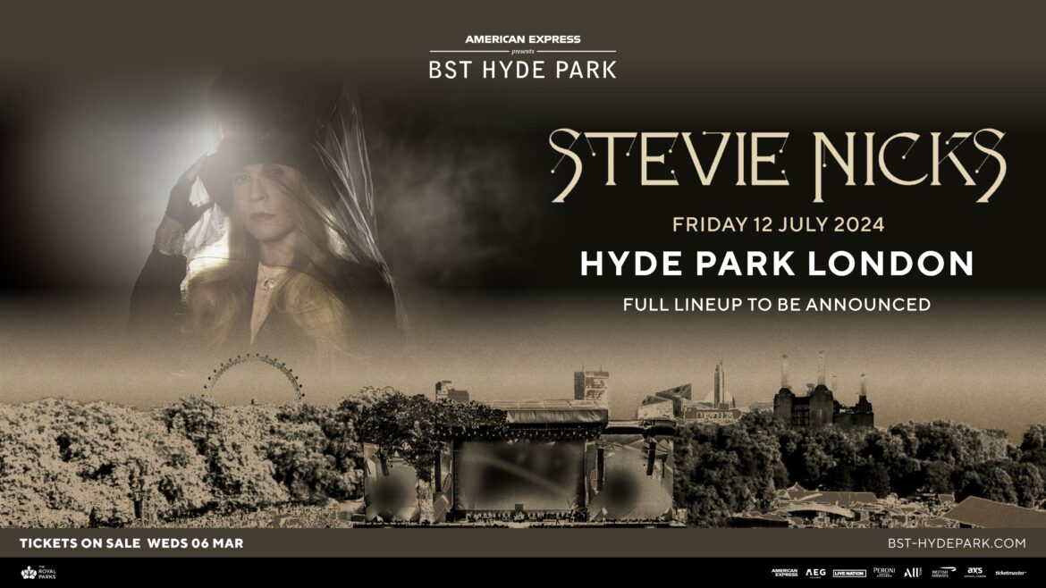 Stevie Nicks BST Hyde Park banner