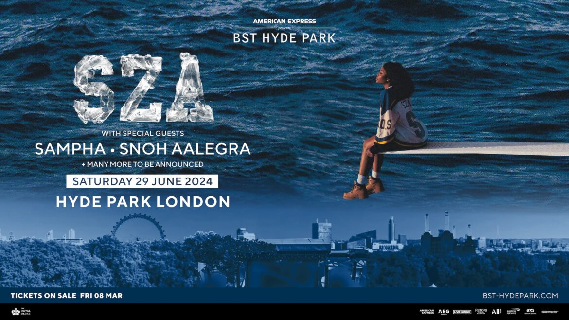 SZA BST Hyde Park promo banner