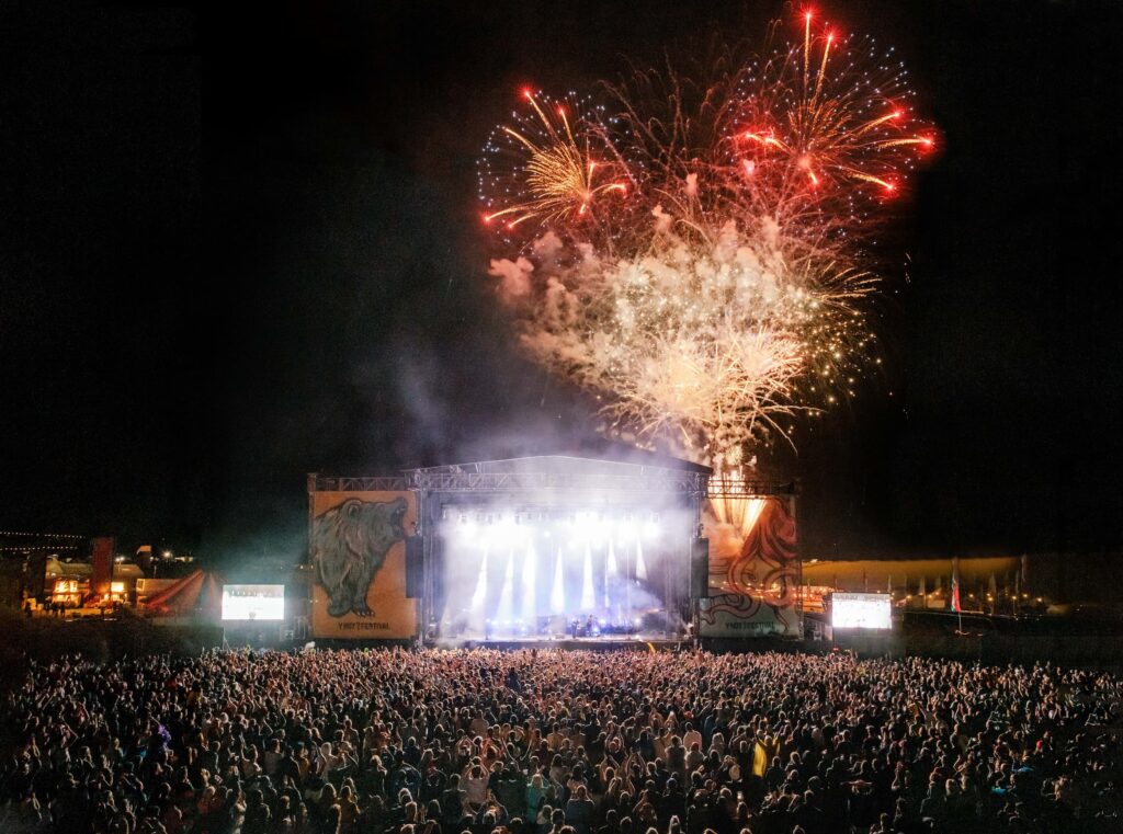YNOT 2019 FANATIC ANDREW WHITTON 04390 Y Not Festival main stage fireworks