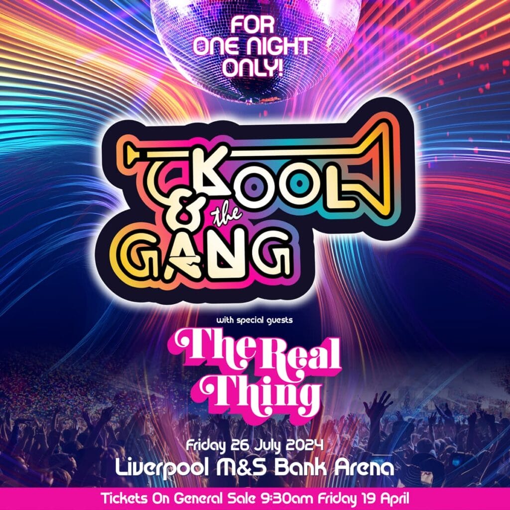 Kool and the Kang Liverpool poster