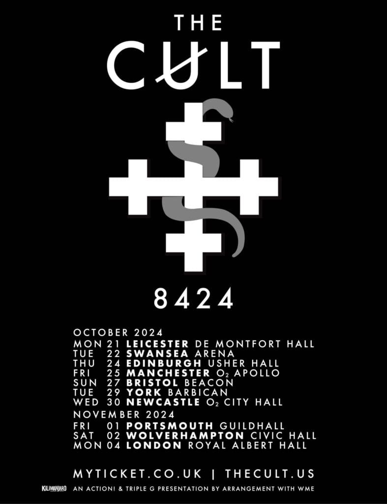 The Cult UK tour poster The Cult UK tour poster