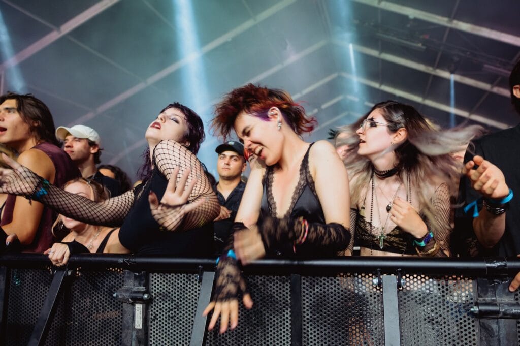 Electric Castle crowd at barrier