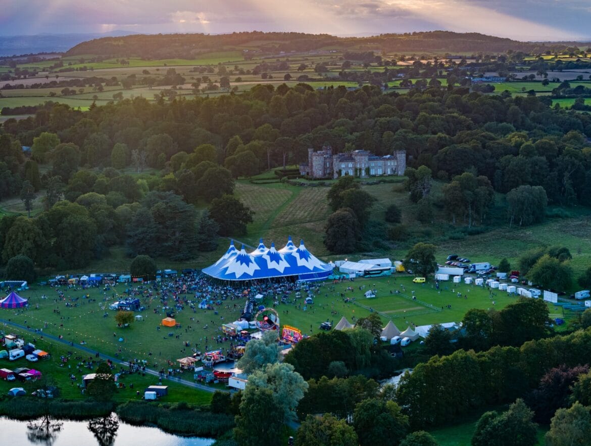 Deva Fest aerial image