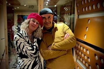 Kim Cypher and Antonio Forcione