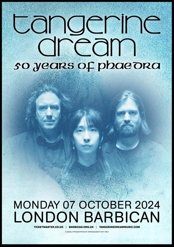 Tangerine Dream Barbican poster Tangerine Dream Barbican poster