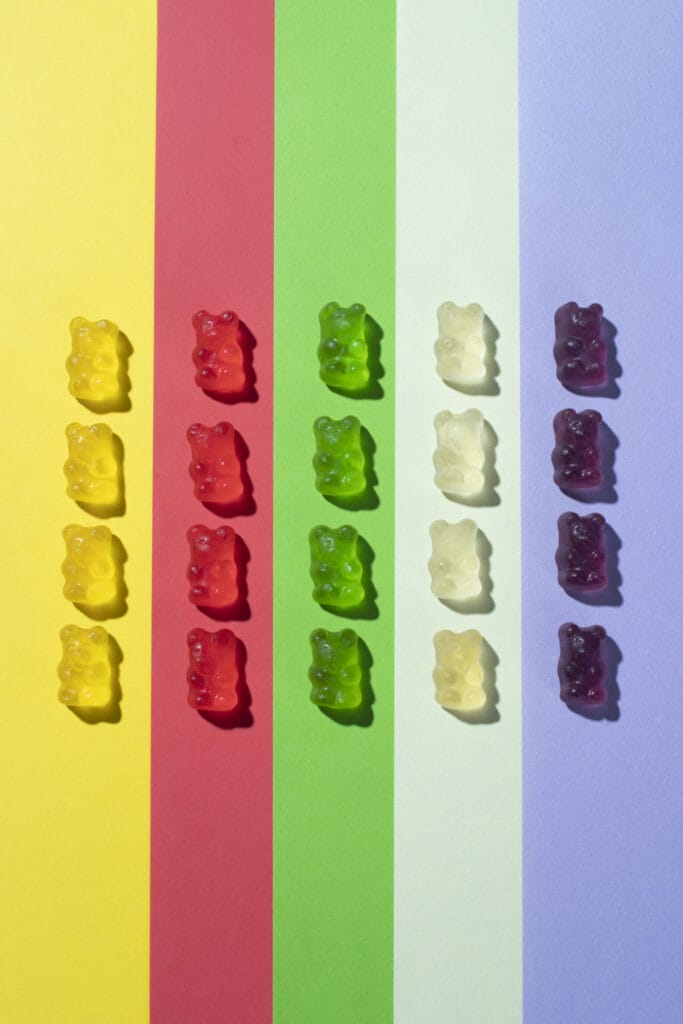 still life colorful gummy bears still life colorful gummy bears