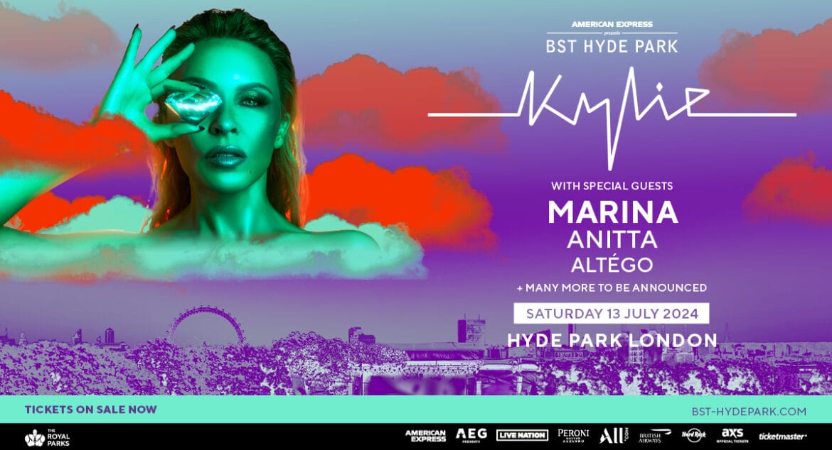 BST Hyde Park Kylie banner