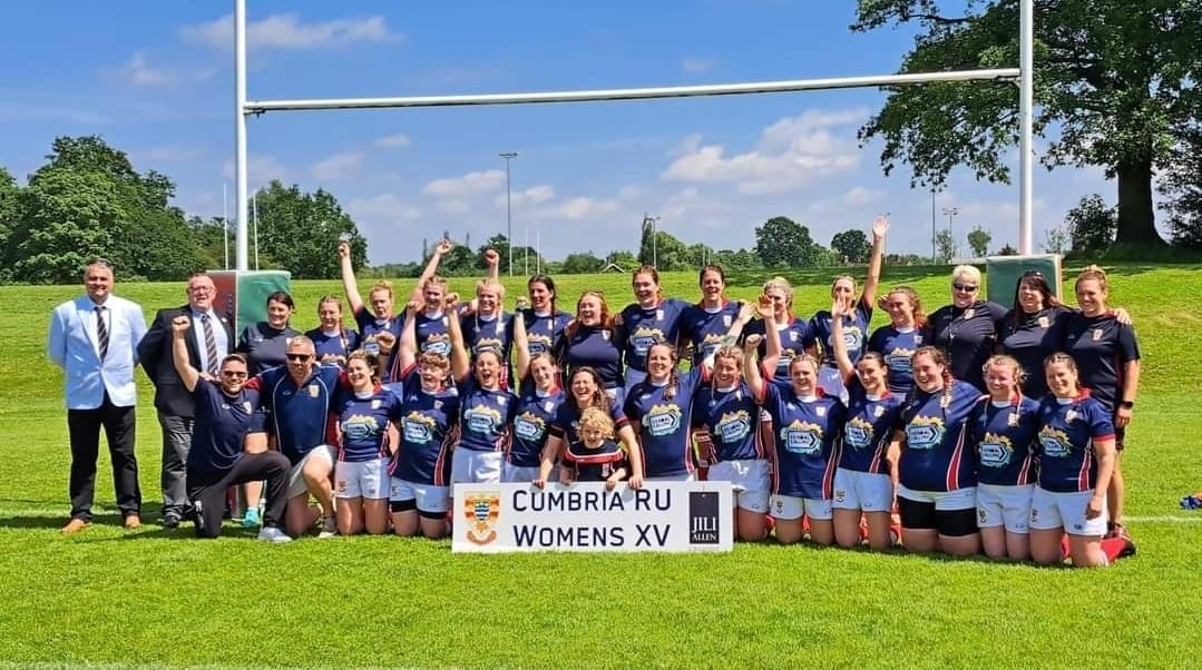 Cumbria Womens Rugby team photo