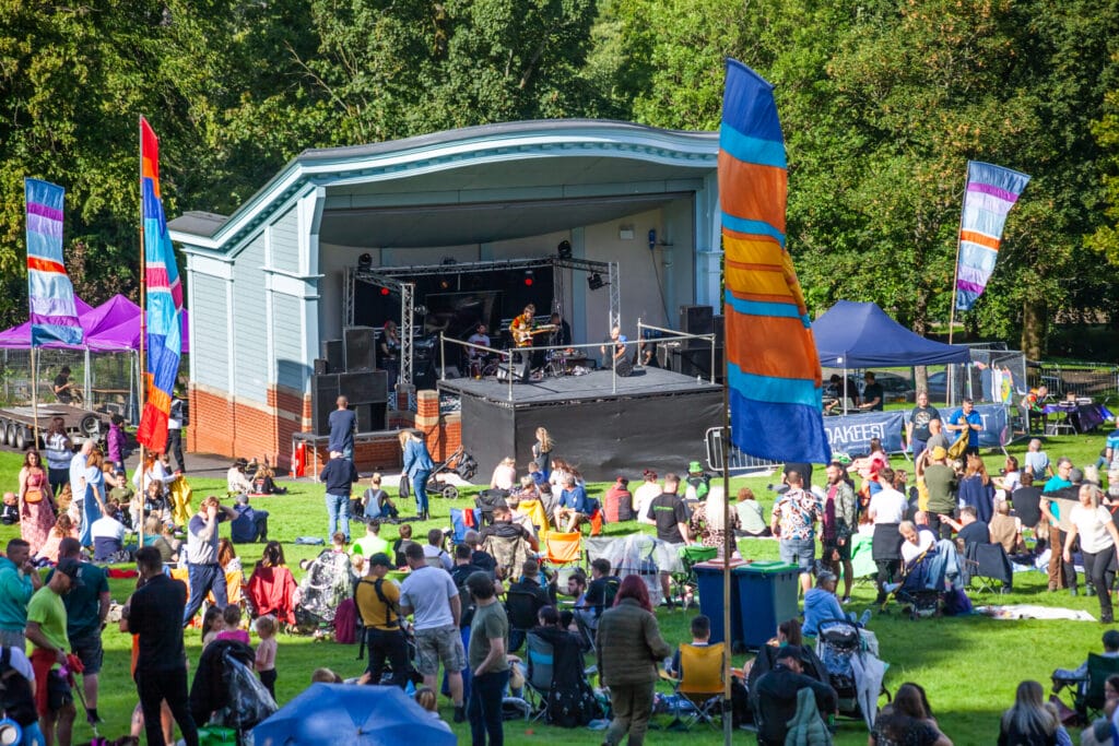 OAK FEST STAGE Oak Fest stage view zoom