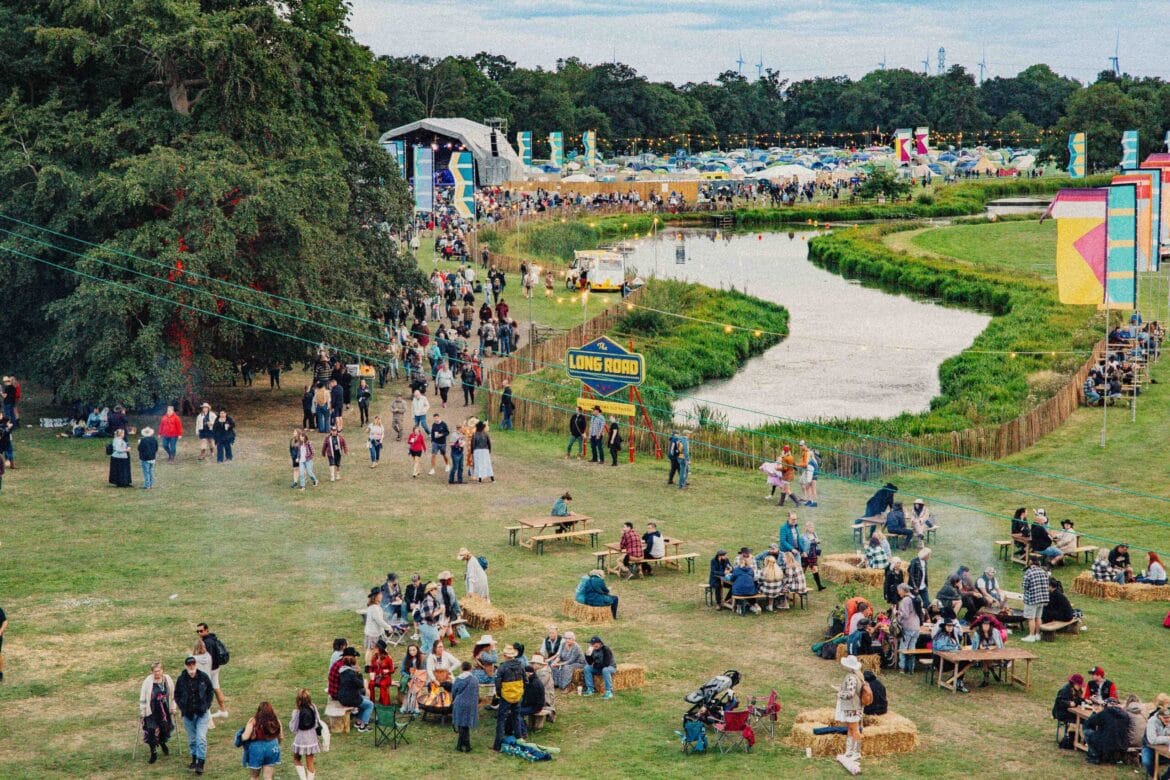 The Long Road Festival site view crowd grass