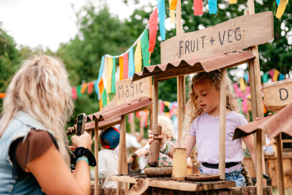 Big Feastival fruit and veg stall