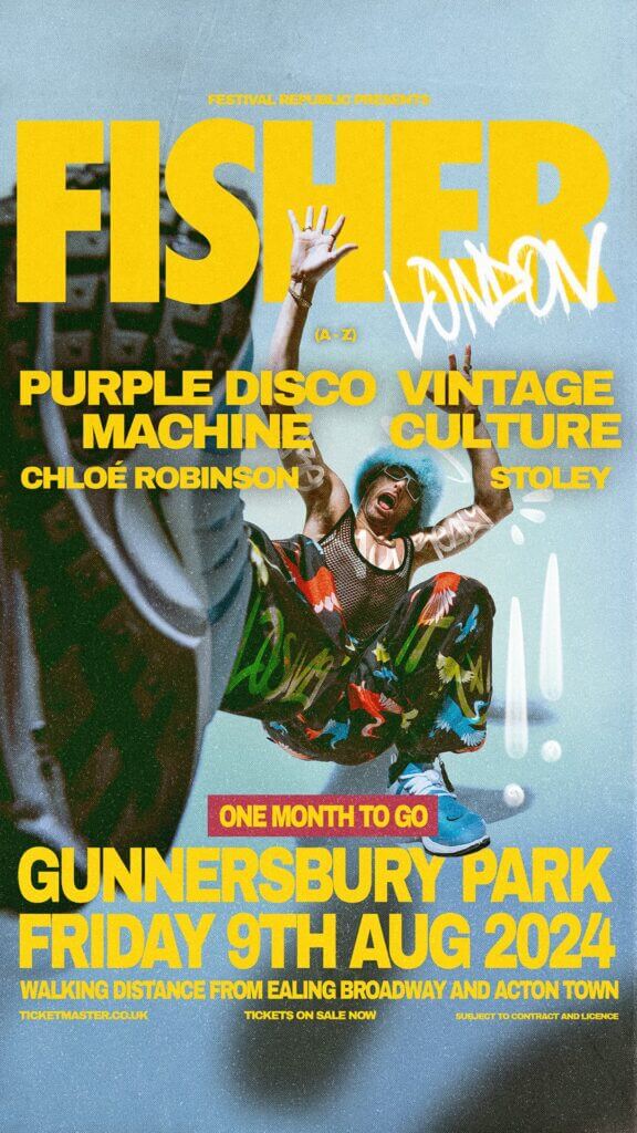 WS Fisher London Added Support SOCIALS ONEMONTH STORY 03 Fisher Gunnersbury Park poster