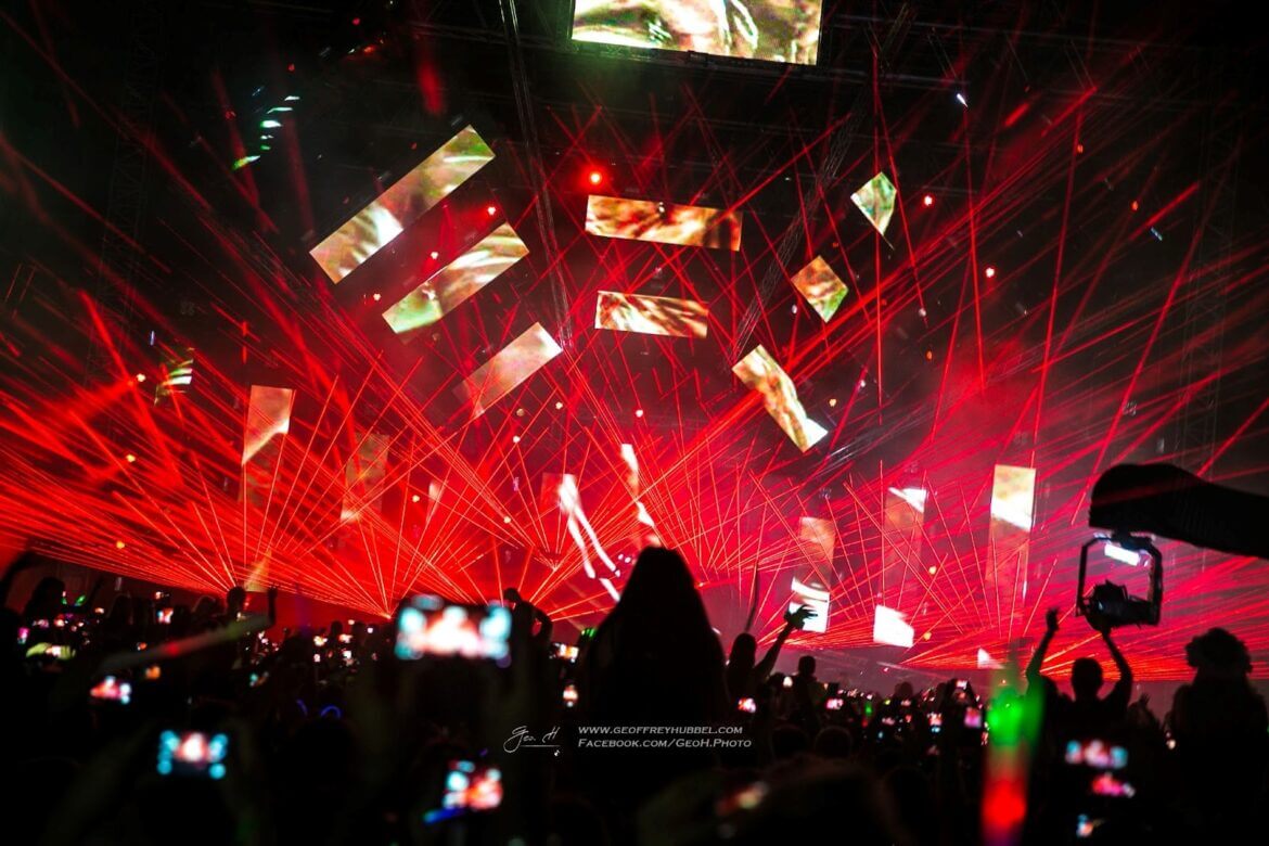 Weekend Festival Laser Show