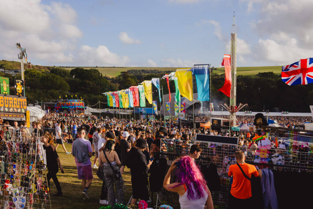 Darkshot Boundary Festival 2023 Album2 41 Boundary Brighton festival site with crowd and flags