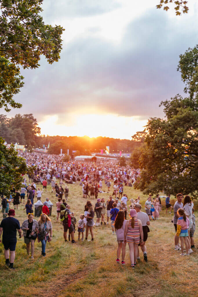 KC Thurs24 Atmos TM 88 Kendal Calling 2024 sunset in arena