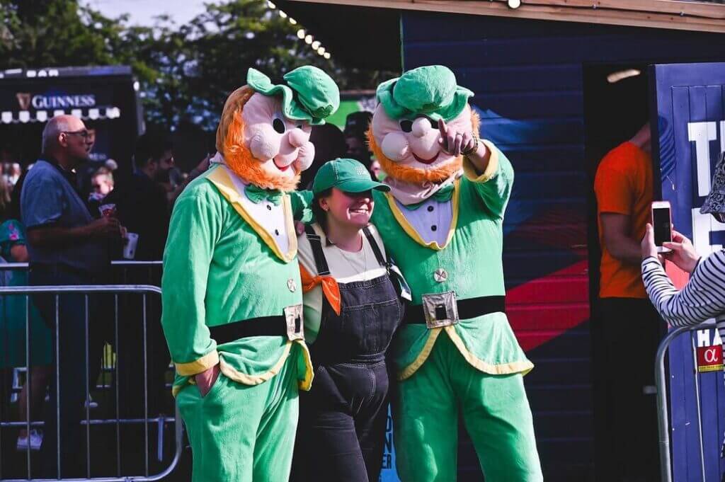 Páirc Festival Birmingham leprechauns