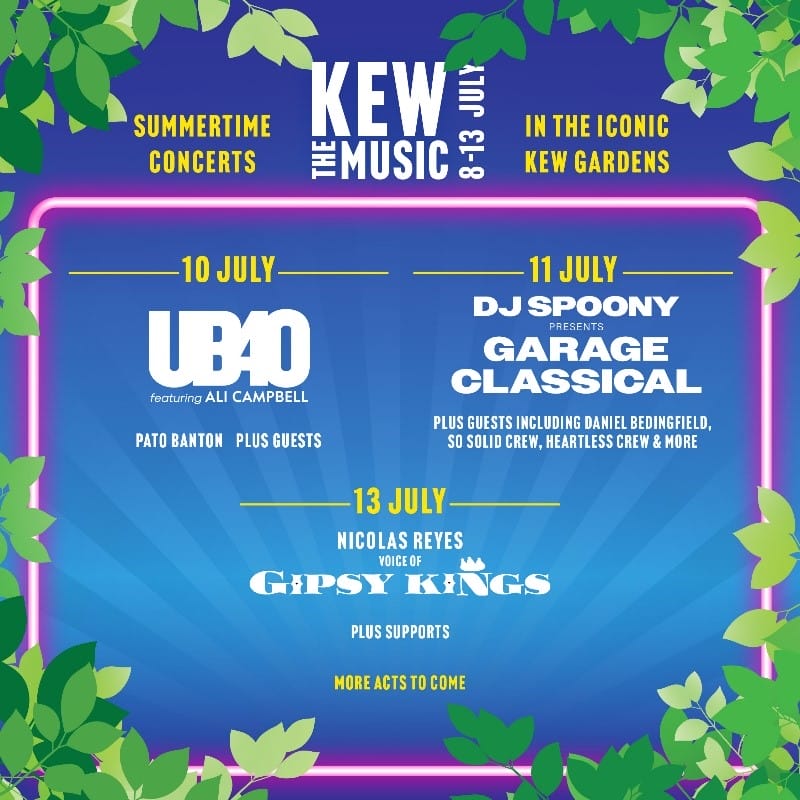 Kew The Music line-up poster 2025