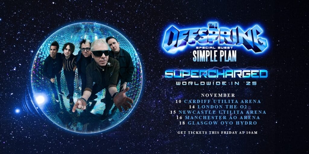 Offspring tour poster The Offspring UK tour poster