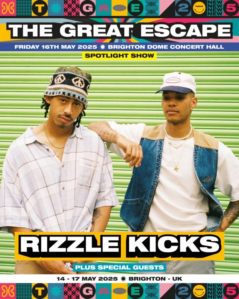 Rizzle Kicks Spotlight Show Artwork 1 Rizzle Kicks Great Escape poster