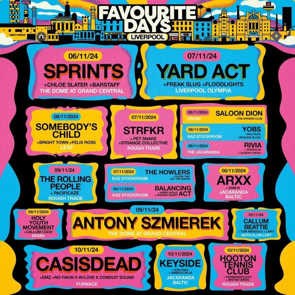 Snapinsta.app 461407643 2893308934158209 113362260914824853 n 1080 Favourite Days 2025 line-up poster