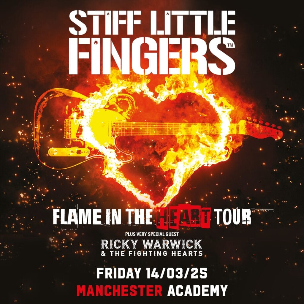 Stiff Little Fingers poster Sitff Little Fingers tour poster