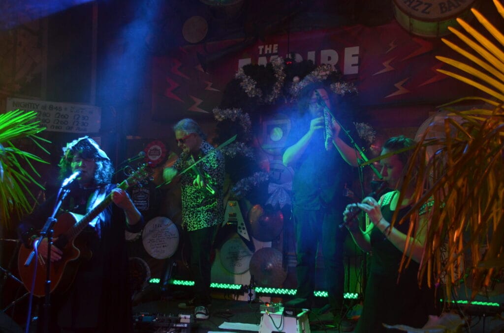 DSC 5247 Psycedelic Celidh Band Aartwork performing at the Electric Hamster Race at the Yarmouth Empire